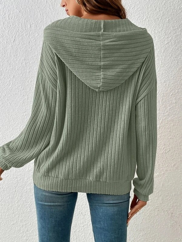 Lata | Damen Hoodie mit Kordelzug und Seitentaschen