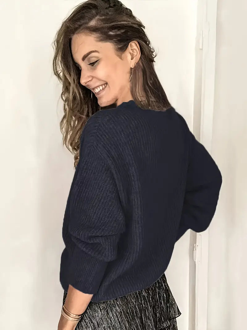 Amira | Feinstrick Pullover mit klassischem Zopfmuster