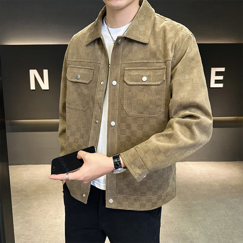 Felix | Stilvolle Jacke aus gerolltem Wildleder