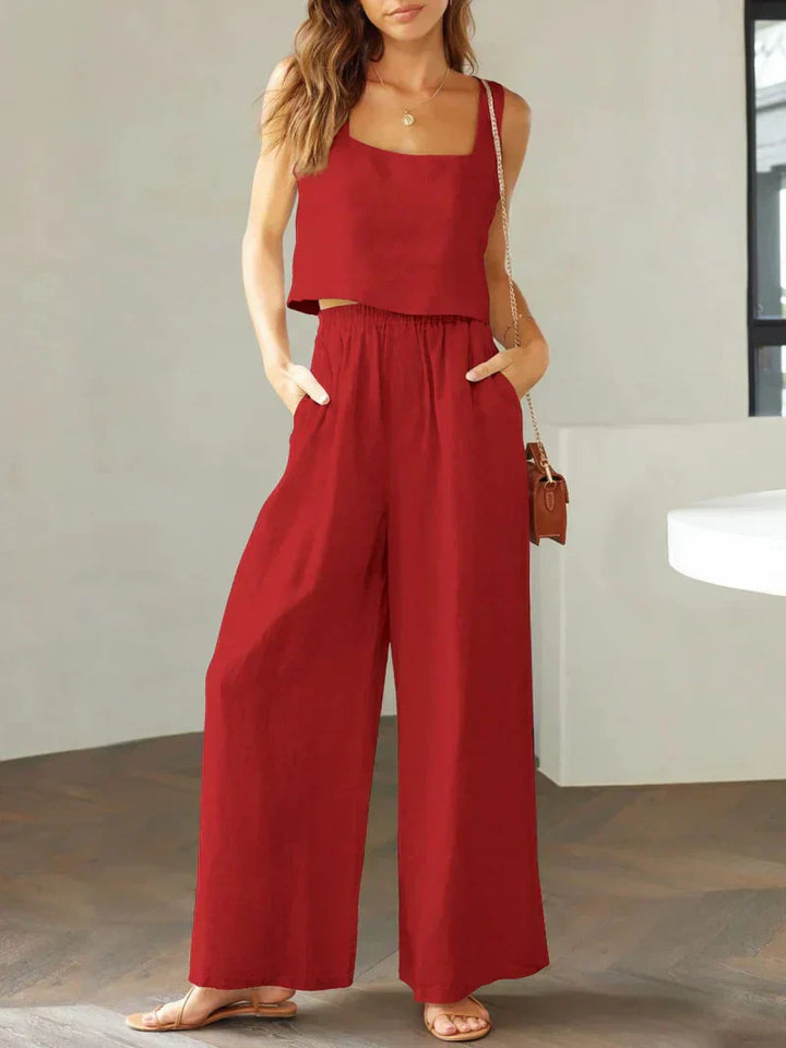 Sofia | Komfortables Damen Set aus Top und Hose