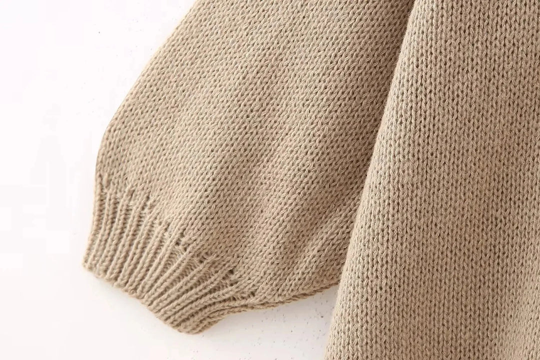Amelie | Strickjacke aus Wolle mit bequemer Passform