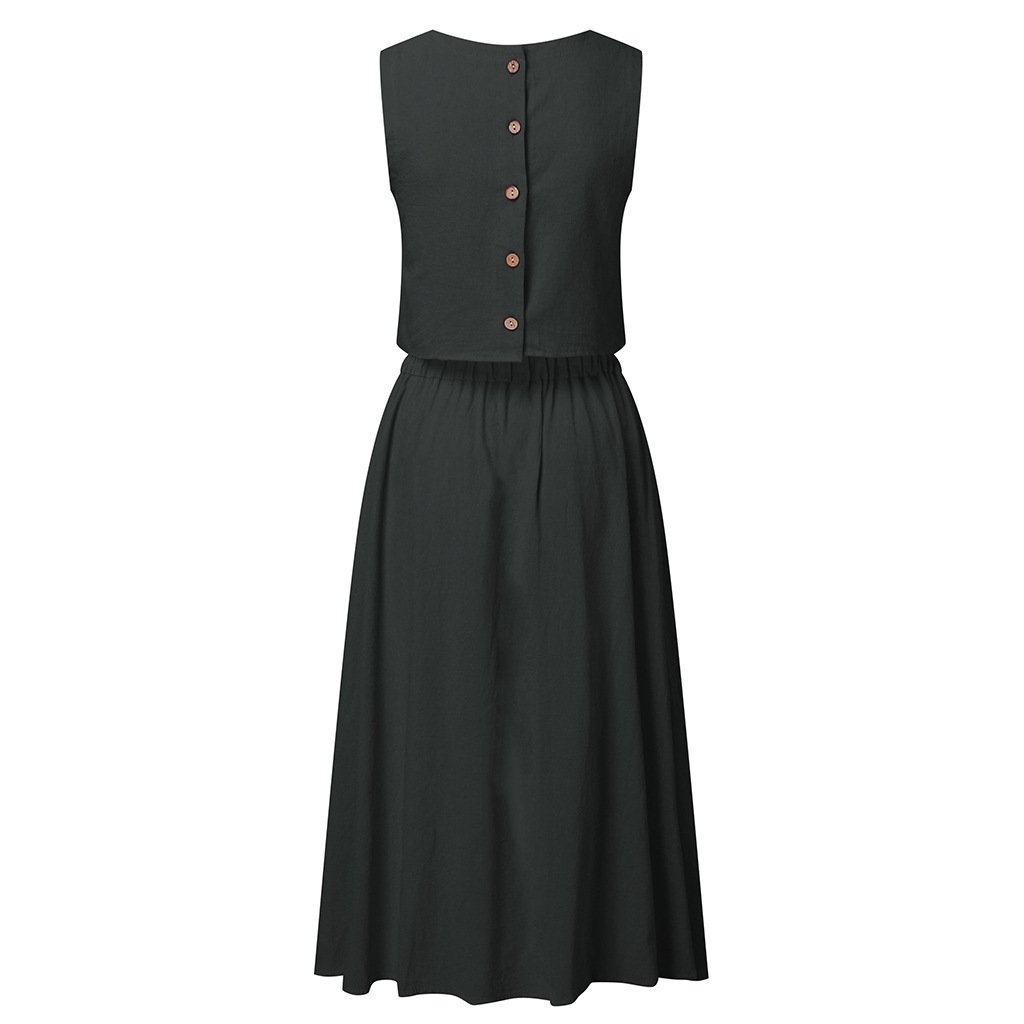 Sweet Waist | Zweiteiler in Unifarbe Damen