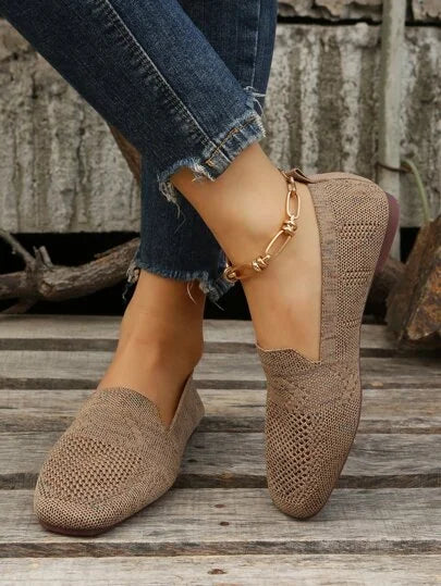 Lucie | Woven Orthopädische Mokassins