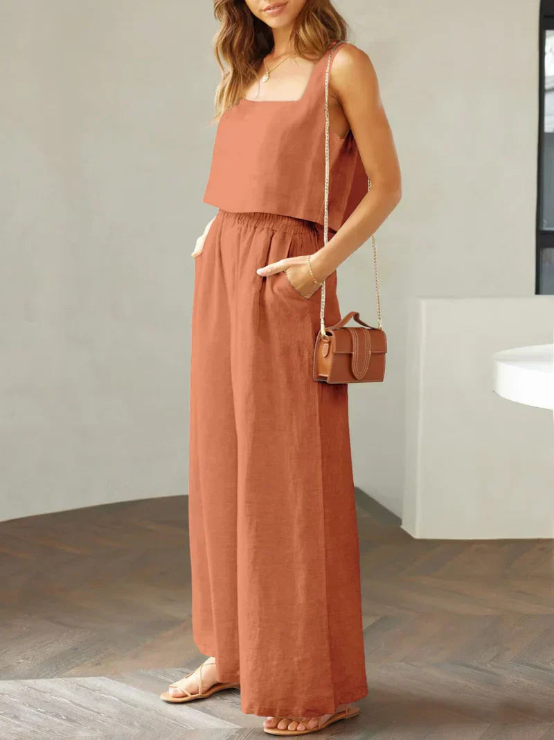 Sofia | Komfortables Damen Set aus Top und Hose
