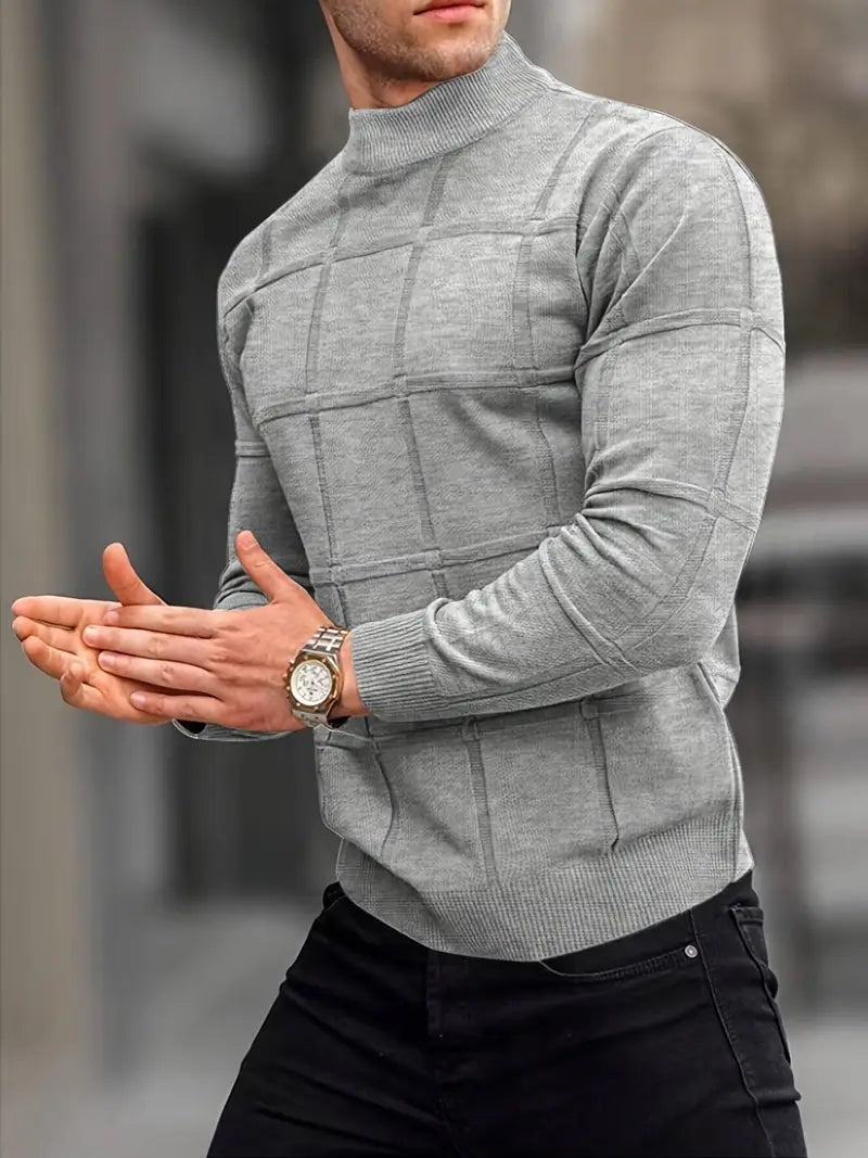 Matteo | Komfortabler Feinstrickpullover mit Rollkragen