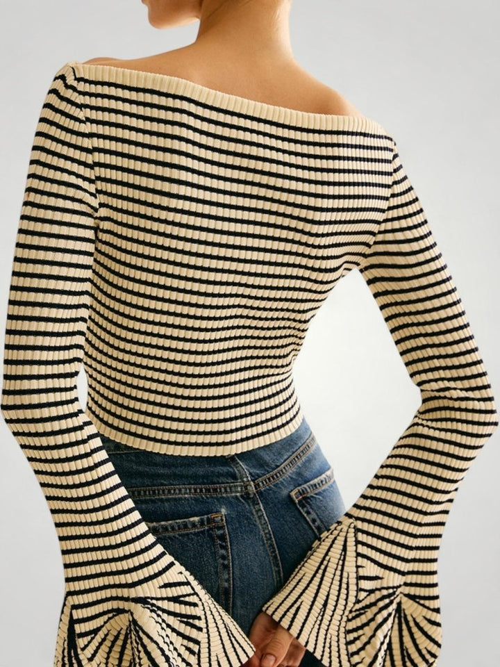 Theresa | Damen-Schulterpullover modern & elegant