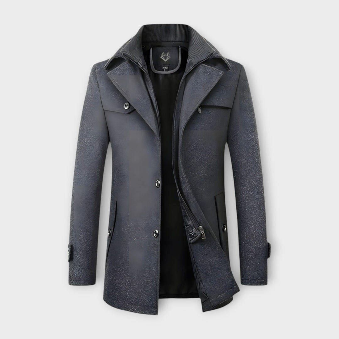 Outdoor-Business | Eleganter Wollmantel für Herren