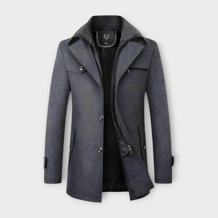 Outdoor-Business | Eleganter Wollmantel für Herren
