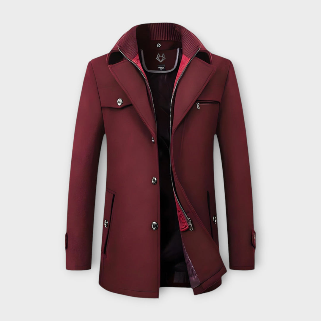 Outdoor-Business | Eleganter Wollmantel für Herren