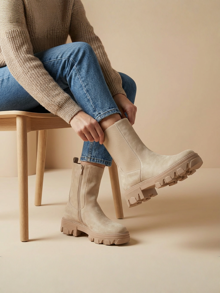 Alina | Zeitlose Chunky Stiefel Nova für Damen