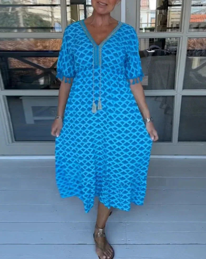 Thea | Farbenfrohes, stilvolles Freizeitkleid