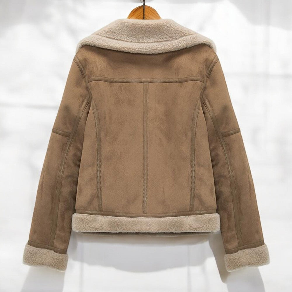 Prekta | Plüschgefütterte Damen-Motorradjacke
