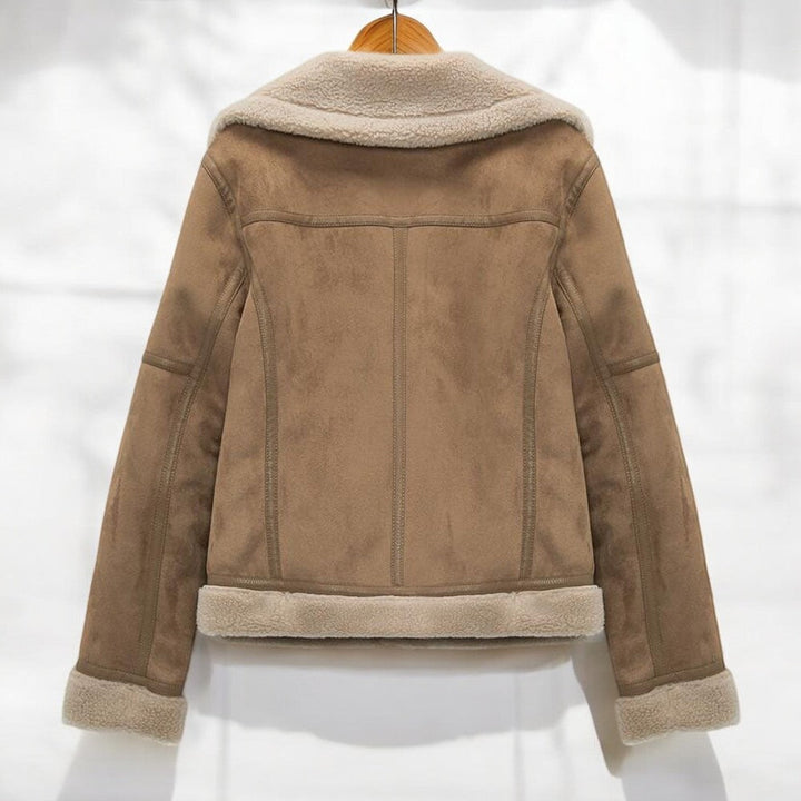 Prekta | Plüschgefütterte Damen-Motorradjacke