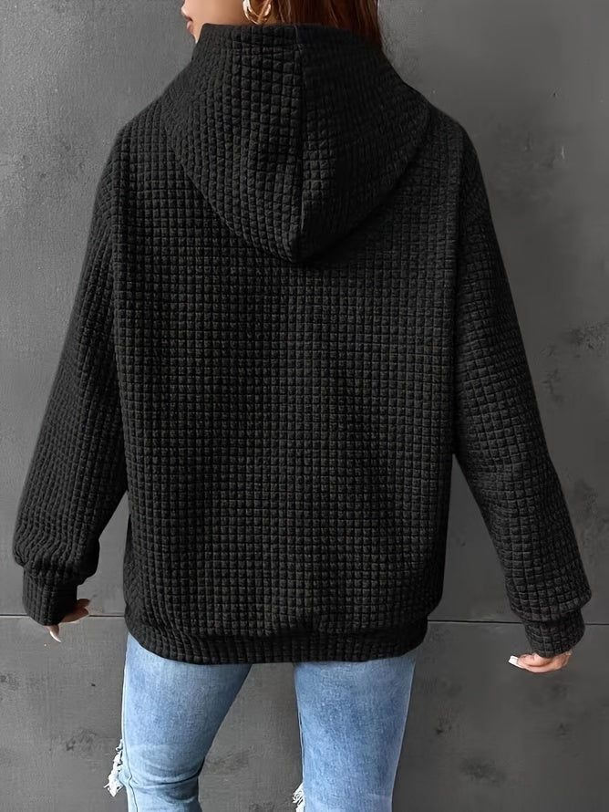 Clara | Waffelstrick Kapuzenpullover