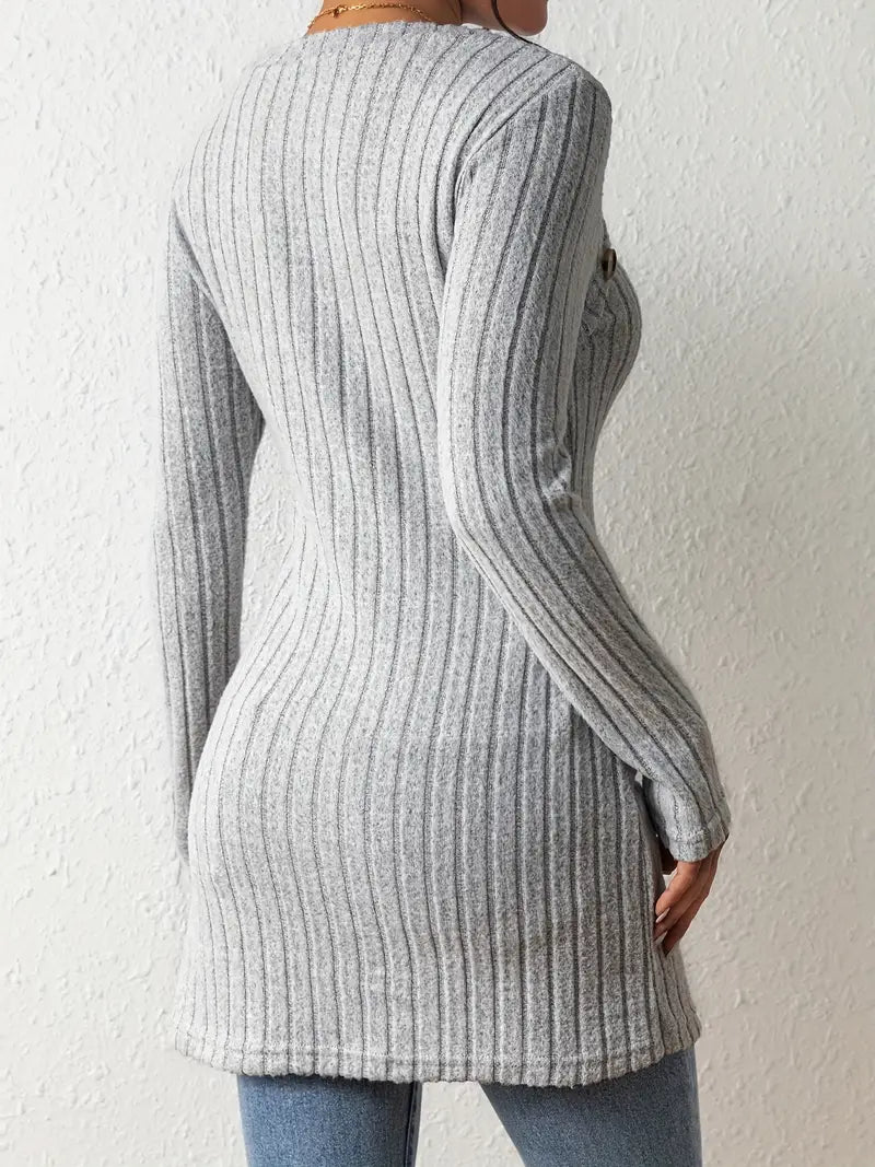 Camille | Asymmetrisches Oberteil mit Knopfdetails
