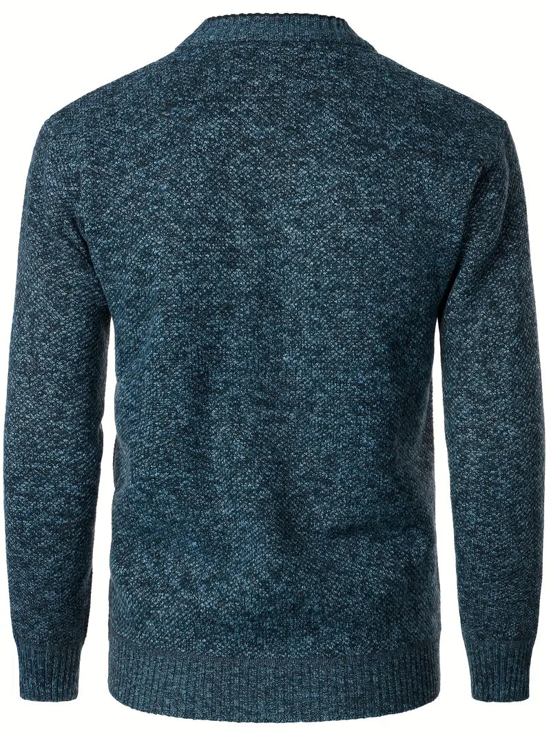 Sven | Langer Strickpullover mit legerem Schnitt