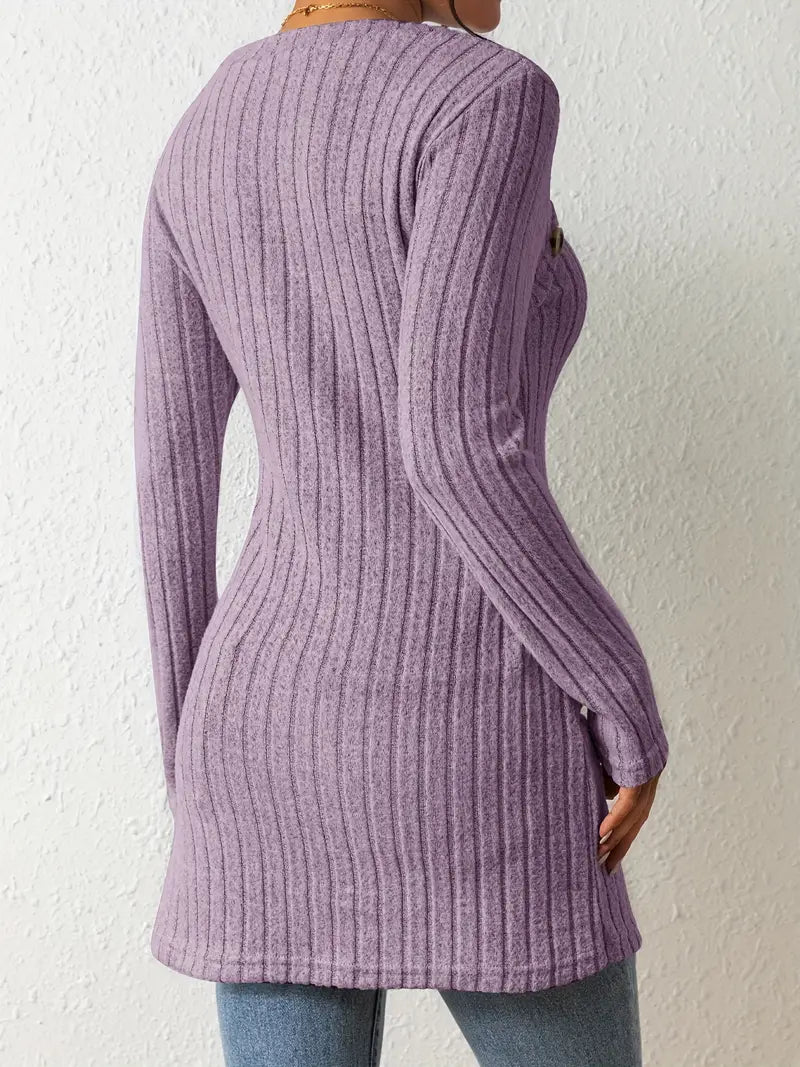 Camille | Asymmetrisches Oberteil mit Knopfdetails