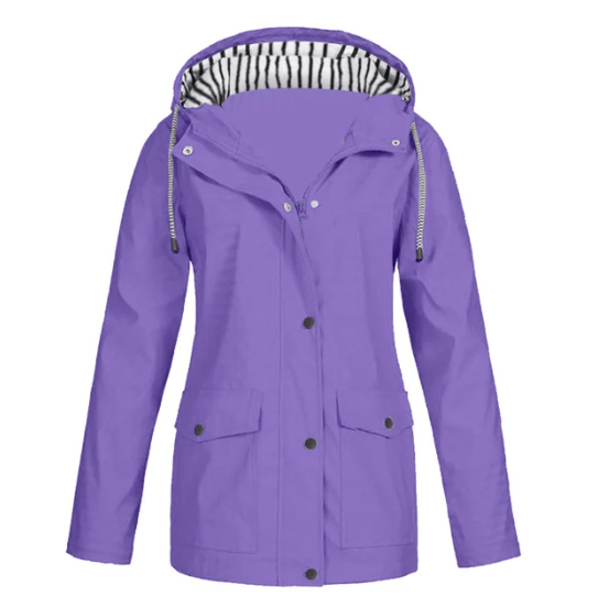 Ilektra | Elegante Langärmelig Wasserdicht KapuzenPullover