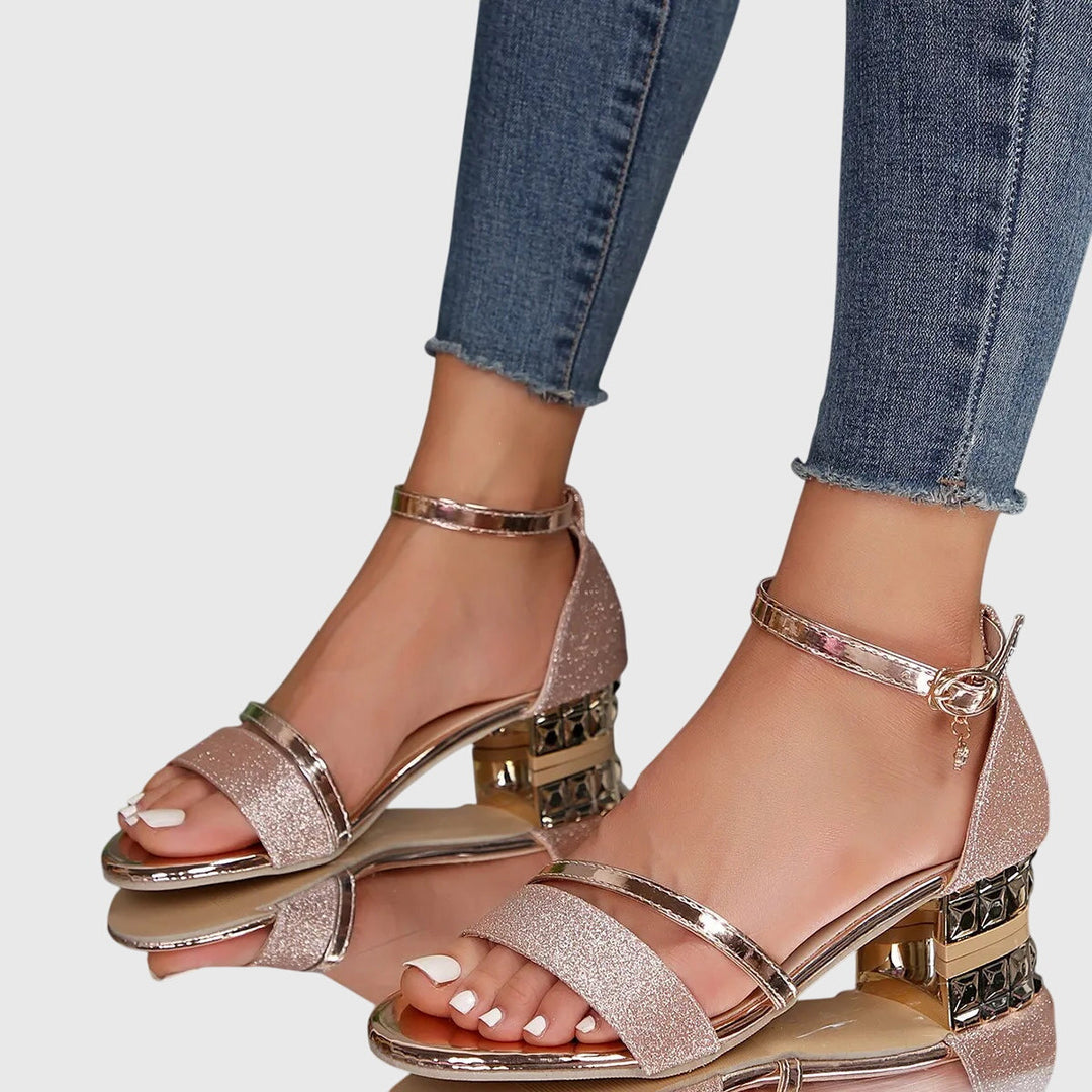 Livia | Modische Absatz Sandalen Damen Trend
