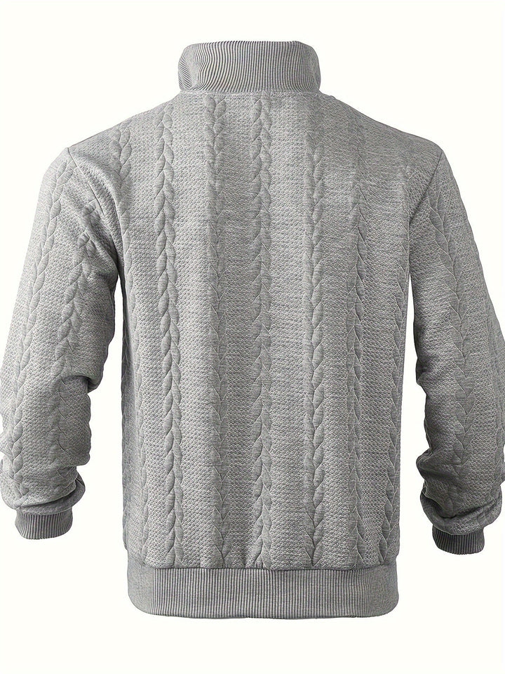 Olivier | Herren-Sweatshirt im Vintage-Stil mit Zipper