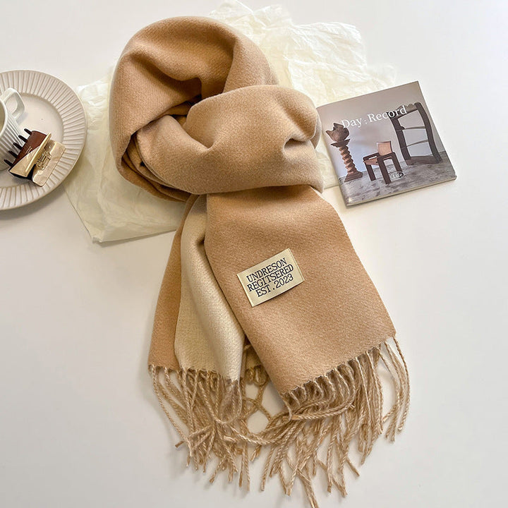 Kaschmirschal mit Fransen für stilvolle Looks
