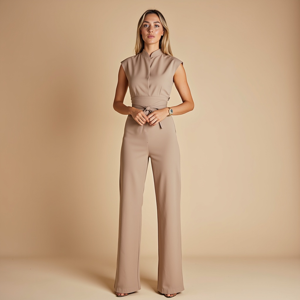 Chantal | Stijlvolle mouwloze overall voor dames