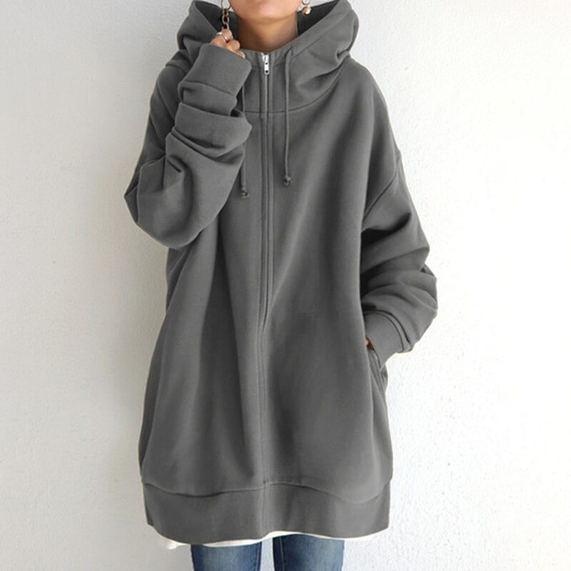 Romy | Damen Hoodie Winter kuschelig & komfortabel