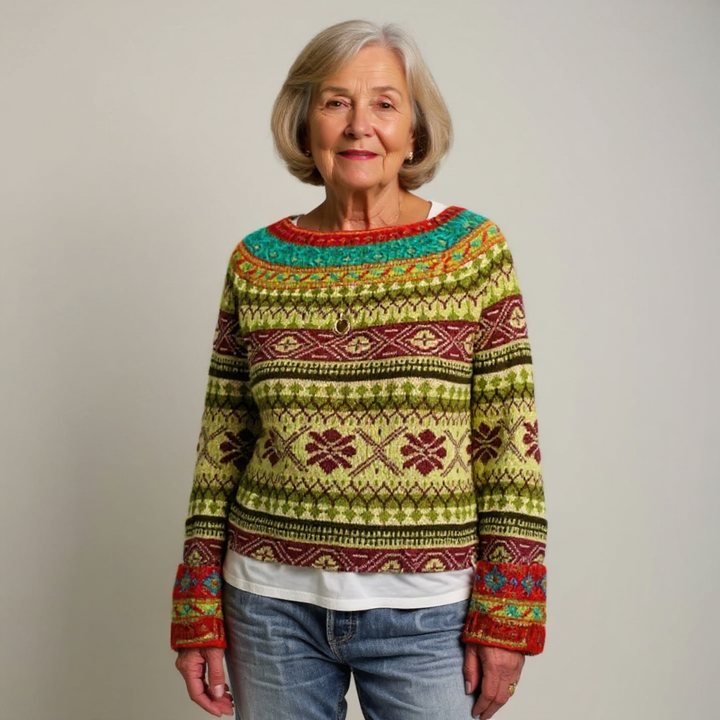 Mia | Gemütlicher Wollpullover im isländischen Design