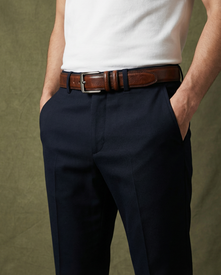 Max | Gürtel aus Rindsleder mit feiner Optik