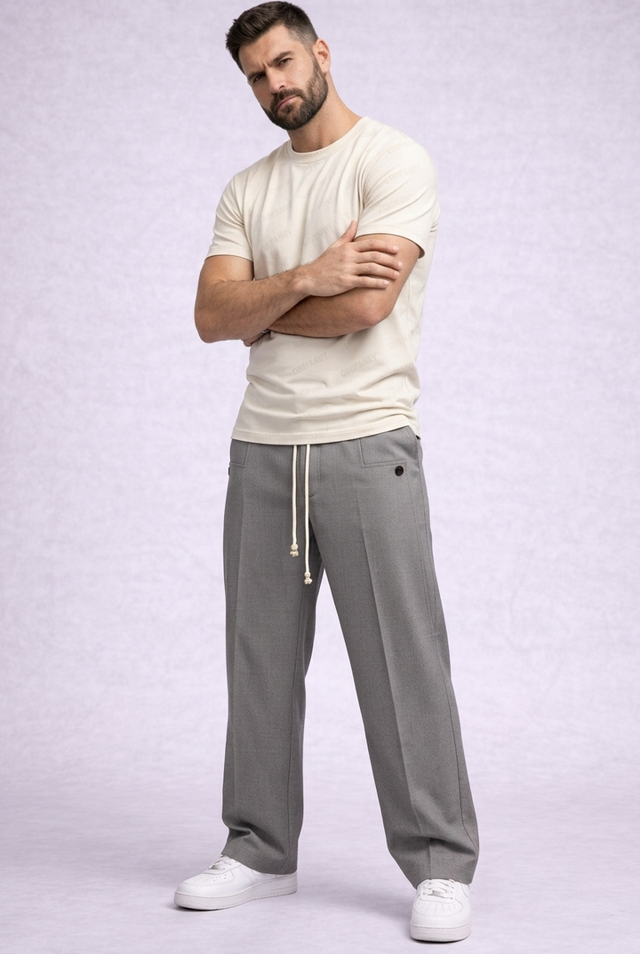 Daniel | Elegante Hose klassisch mit Kordelzug