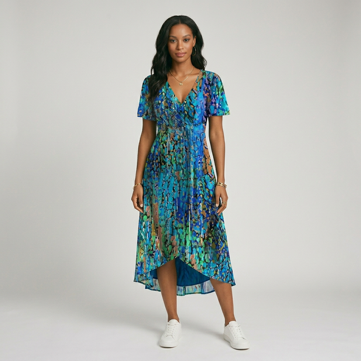 Andrea | Luftiges Freizeitkleid mit Muster