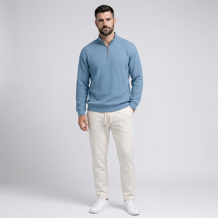 Jonas | Eleganter Zip Pullover für jeden Tag