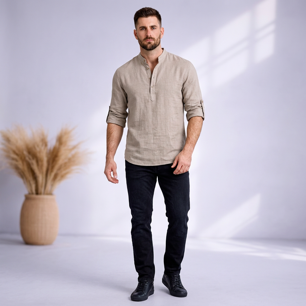 Jonas | Moderne Bluse im leichten Design