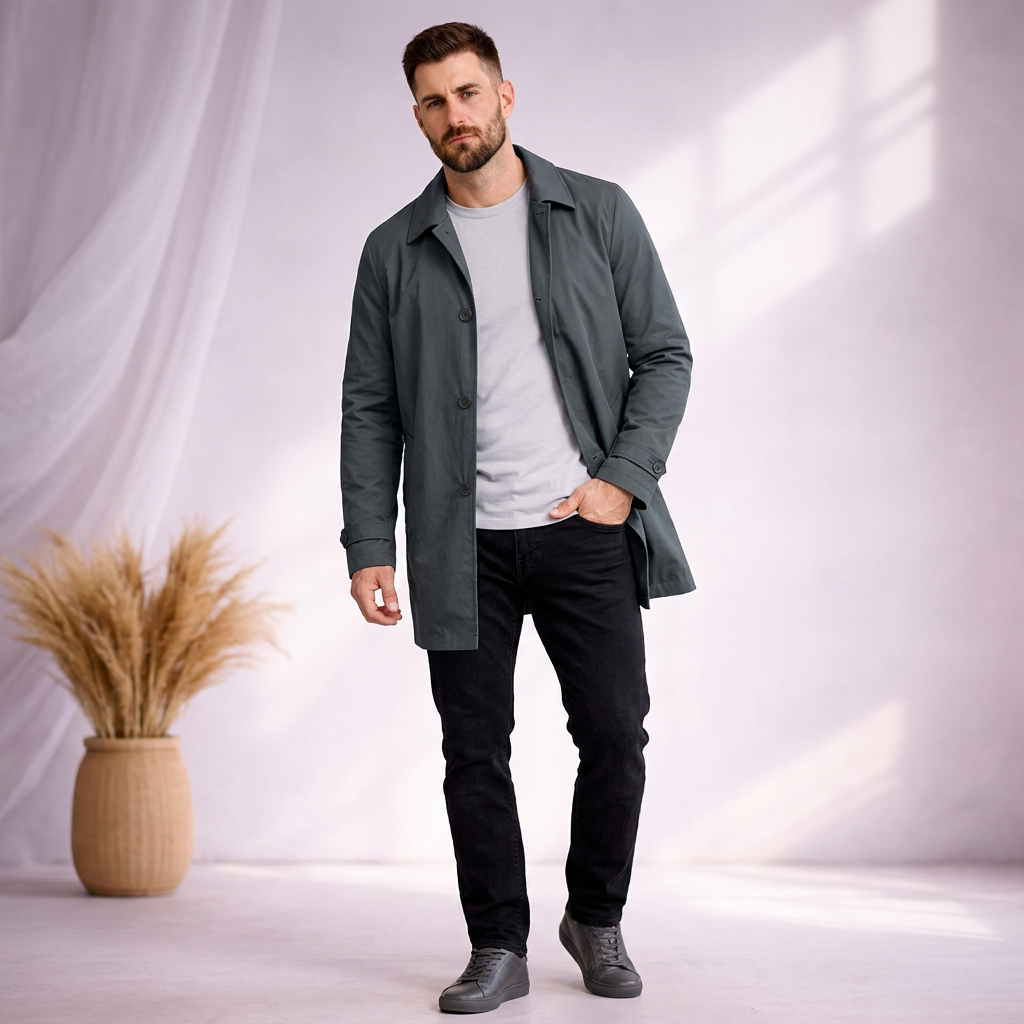 Leon | Eleganter Herrenmantel mit modernem Schnitt
