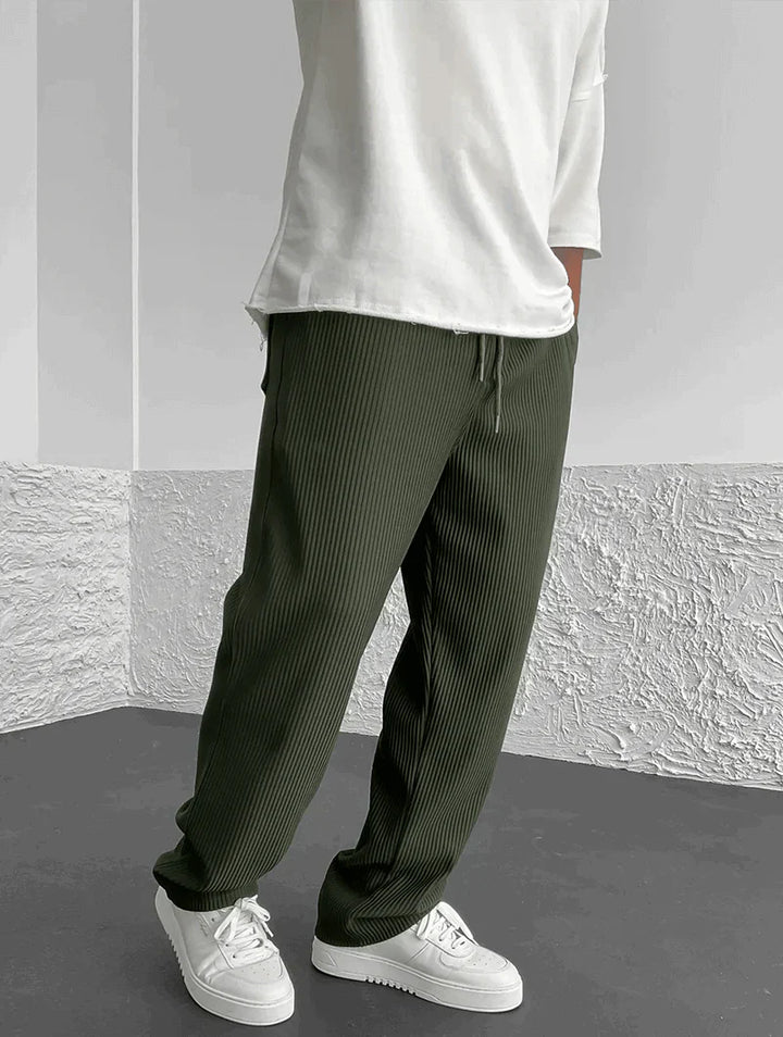 Christophe | Modische Hosen mit weitem Bein und elastischem Bund