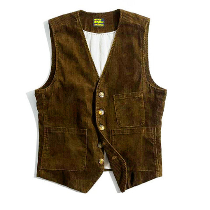 Herrenjacke aus Kord im angesagten Vintage-Stil
