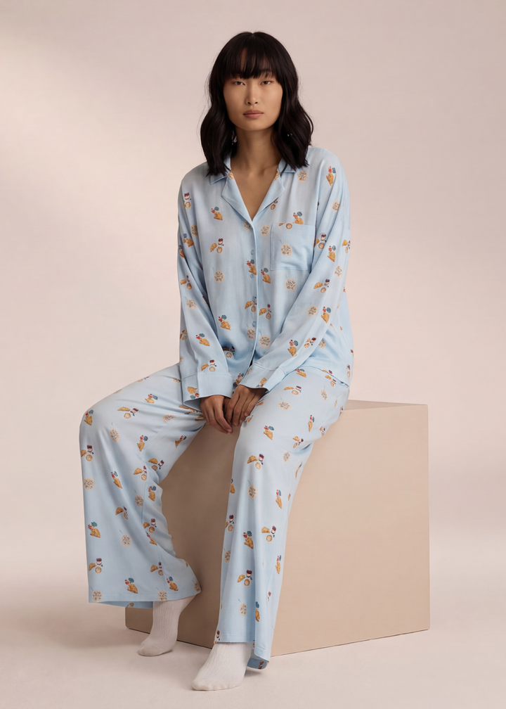 Nora | Stilvolles Set Damen Morgen Chic