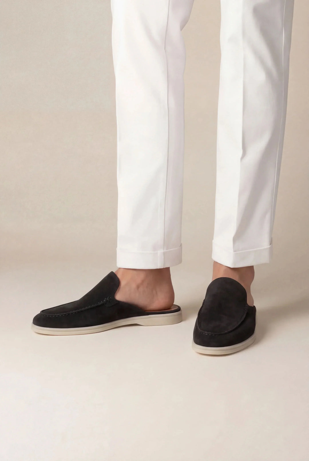 Zoe | Stilvolle Wildleder Mules Zeitlos Chic