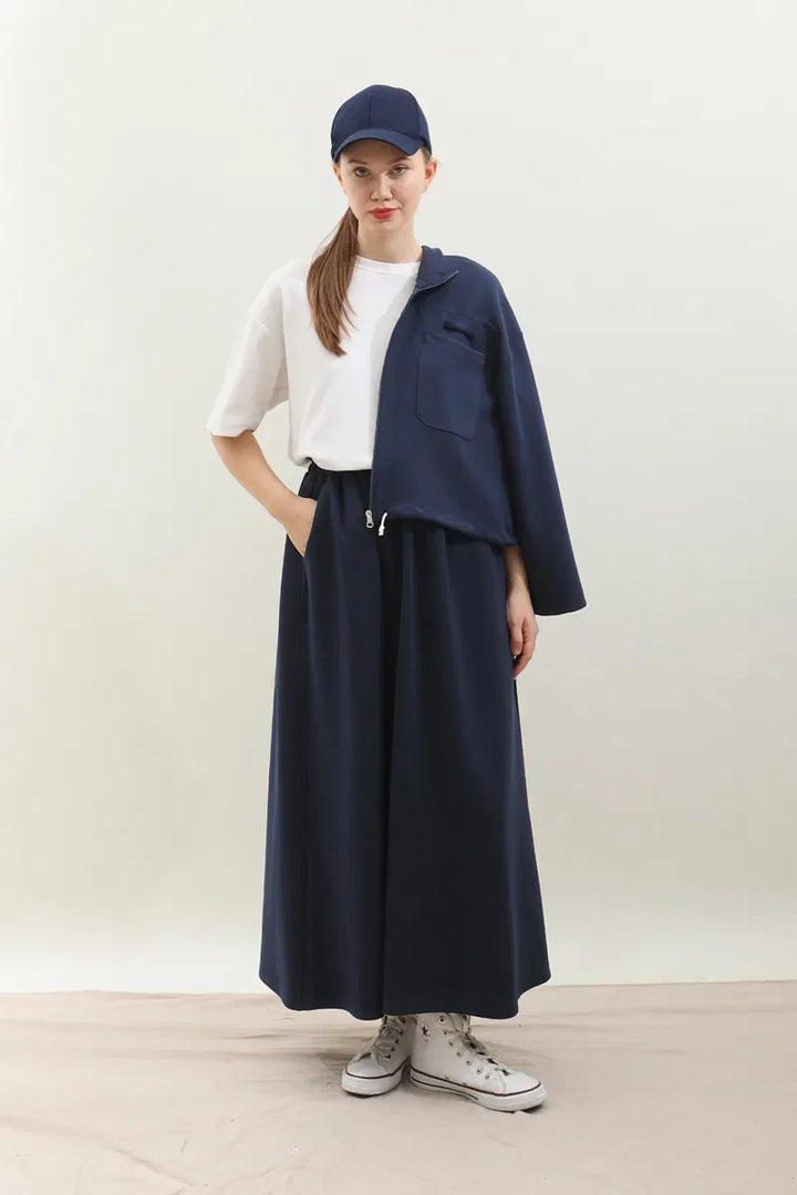 Zweiteiliges Stoff-Set im Oysho-Stil für Damen