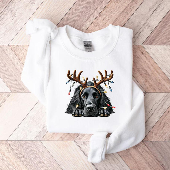 Weihnachts | Hundepullover mit Rentier-Motiv
