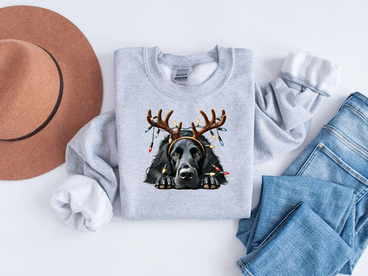 Weihnachts | Hundepullover mit Rentier-Motiv