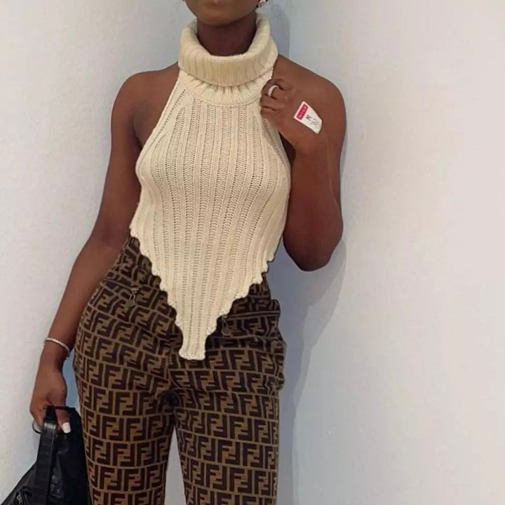 Stricktop mit elegantem Schnitt für sommerliche Outfits