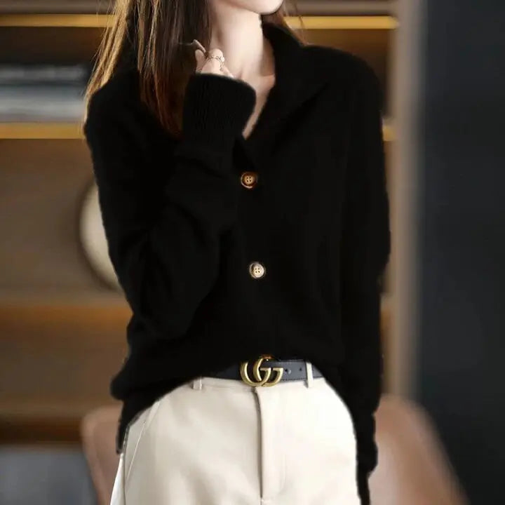 Kristine | Edler Cardigan aus feinem Kaschmir