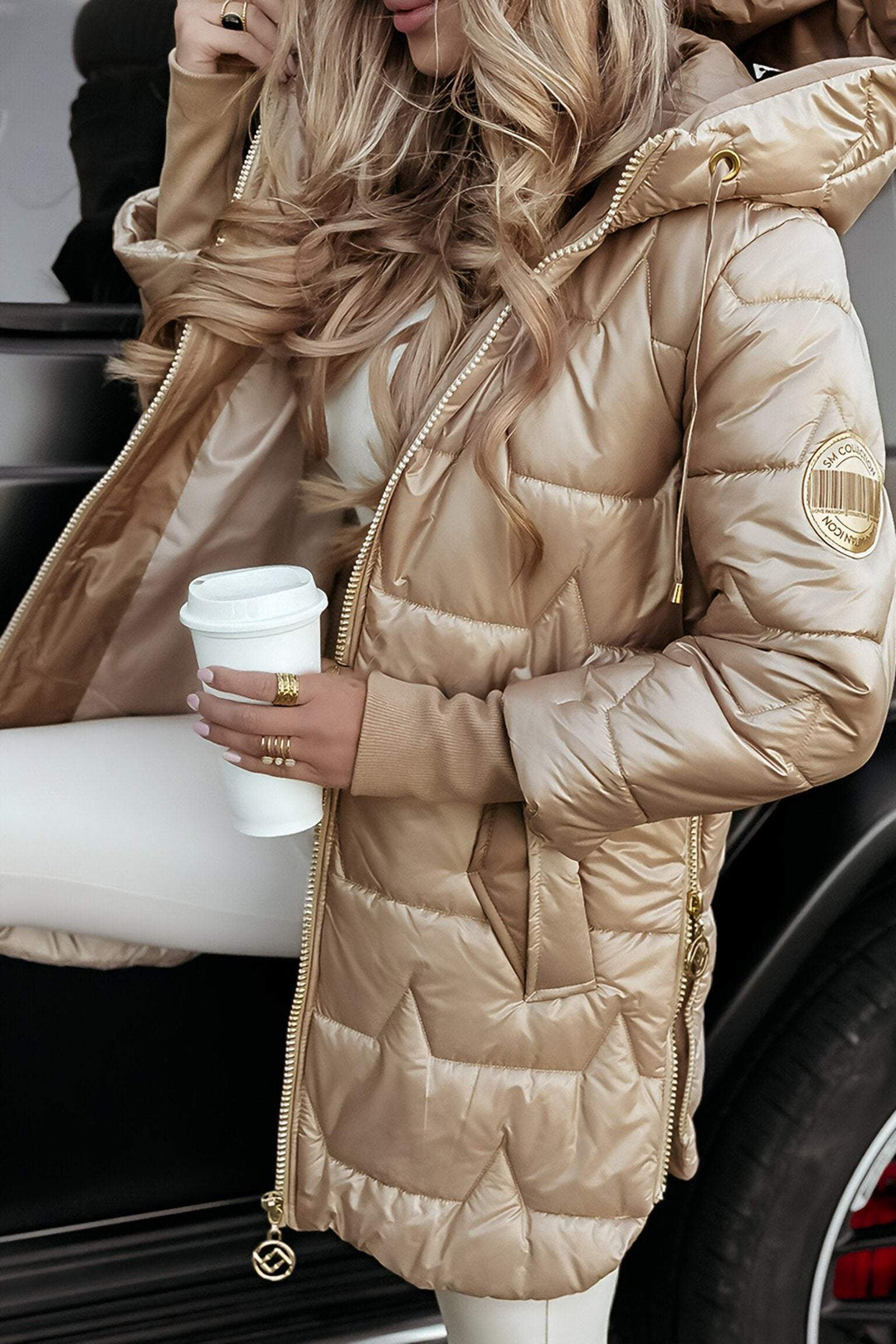 Astrid | Herbstjacke aus Baumwolle im modernen Stil