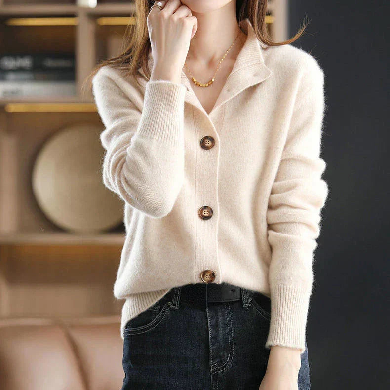 Kristine | Edler Cardigan aus feinem Kaschmir