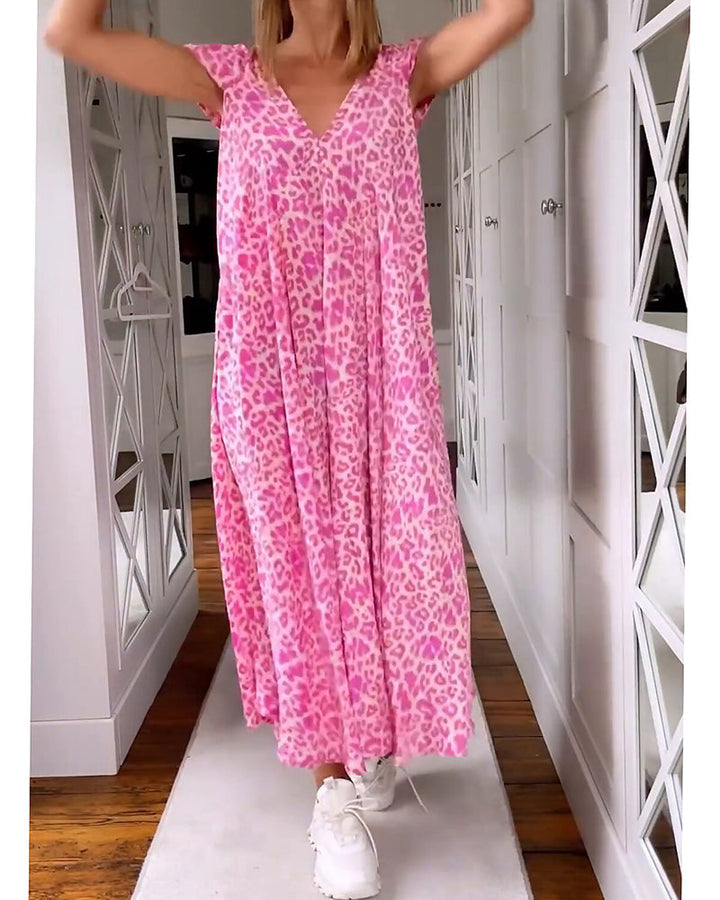 Isabel | Feminines Kleid mit V-Ausschnitt für Damen