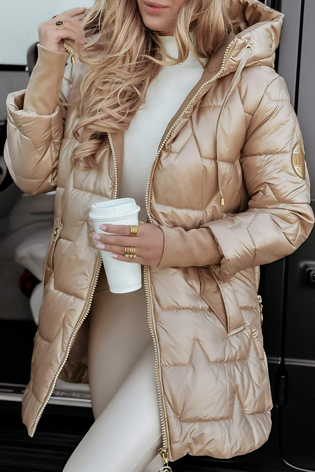 Astrid | Herbstjacke aus Baumwolle im modernen Stil