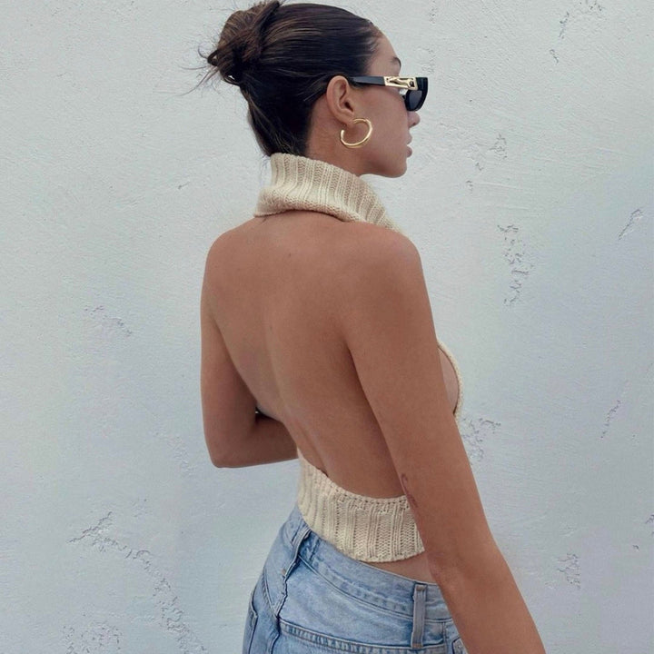 Stricktop mit elegantem Schnitt für sommerliche Outfits