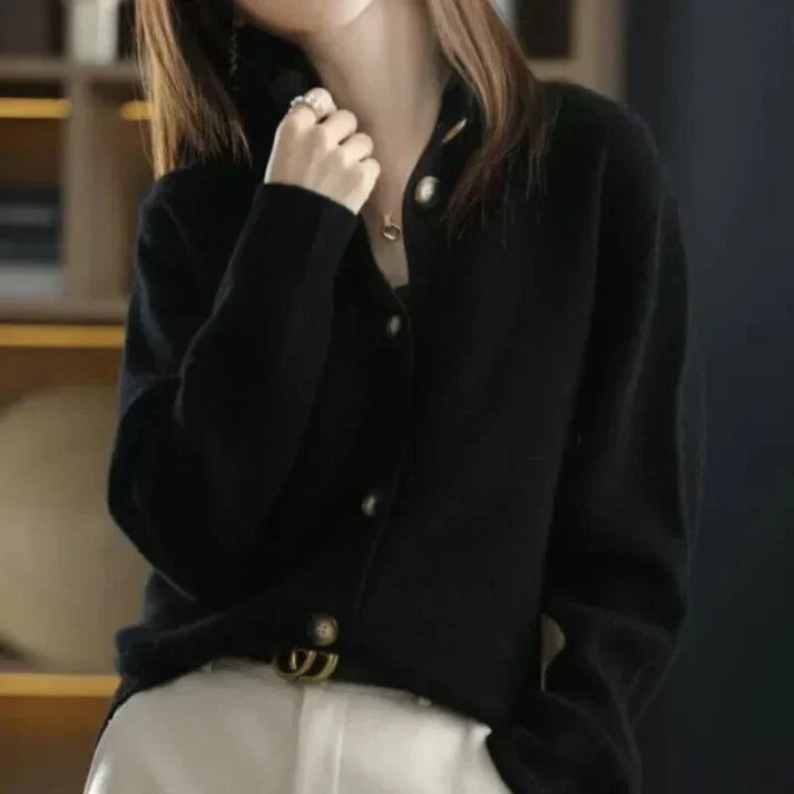 Kristine | Edler Cardigan aus feinem Kaschmir