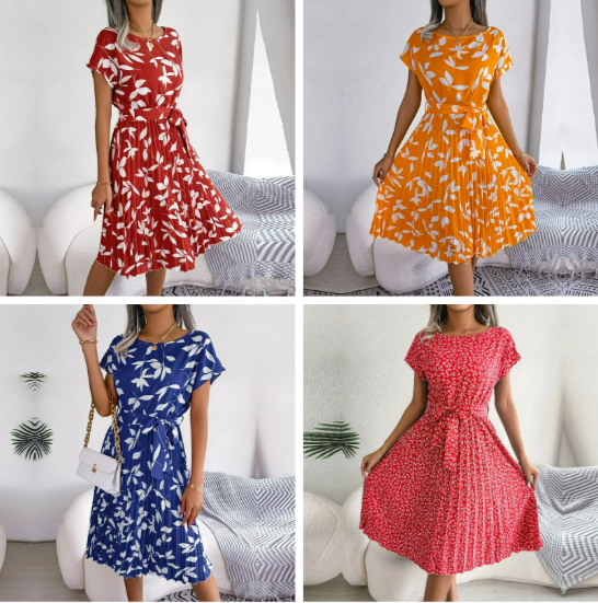 Trendiges Sommerkleid Rebecca mit Blumenmuster